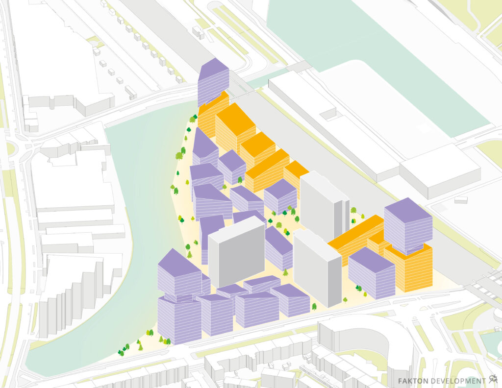 Een stedenbouwkundig scenario van de herontwikkeling van Knooppunt Moerwijk.
