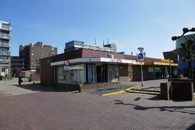Leegstaande retail en versteende openbare in Hardenberg